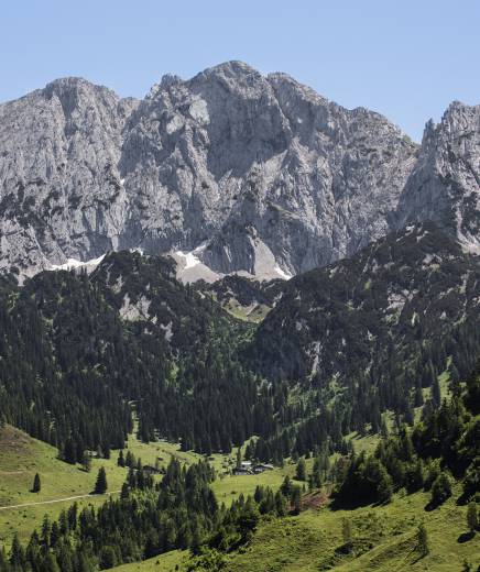 Wilder Kaiser im Kufsteiner Land in Österreich