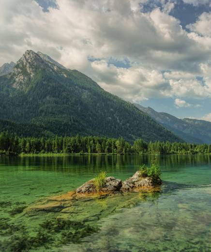 Königsee in Österreich im Sommer