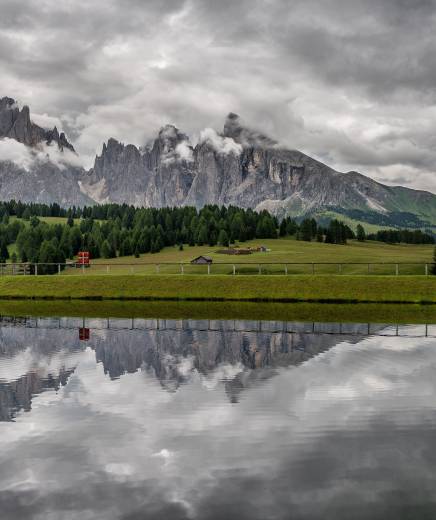 Lang- und Plattkofel in Südtirol
