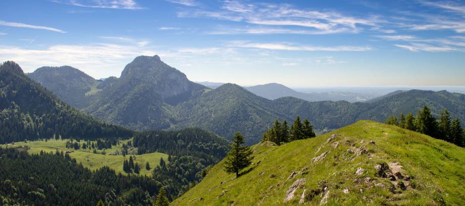 Panoramablick über Kufsteingebirge