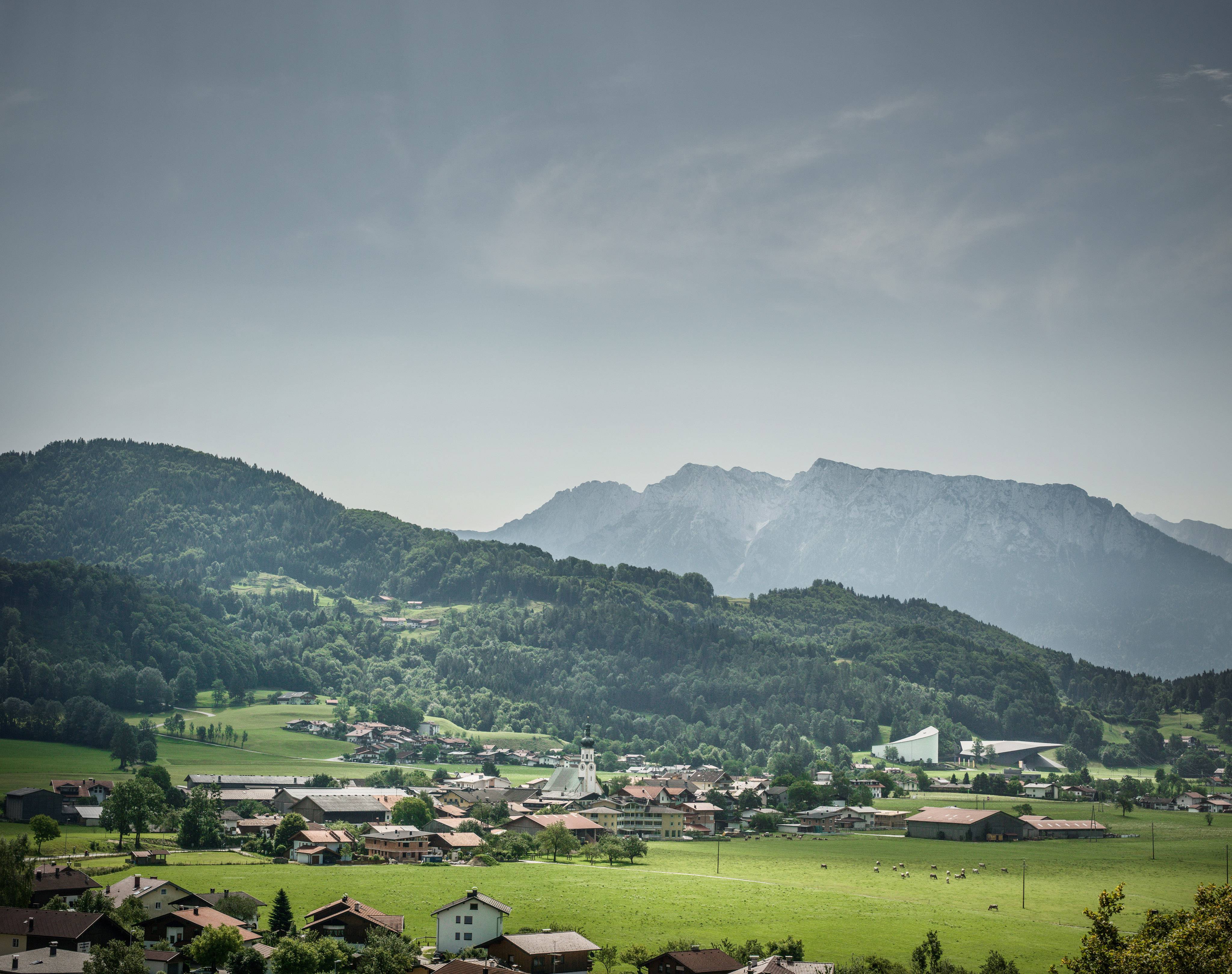 Panoramablick über die Tiroler Alpen in Erl