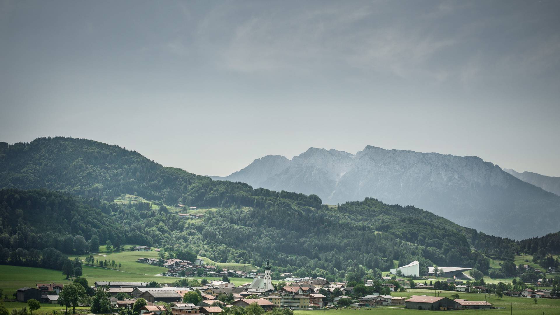 Panoramablick über die Tiroler Alpen in Erl