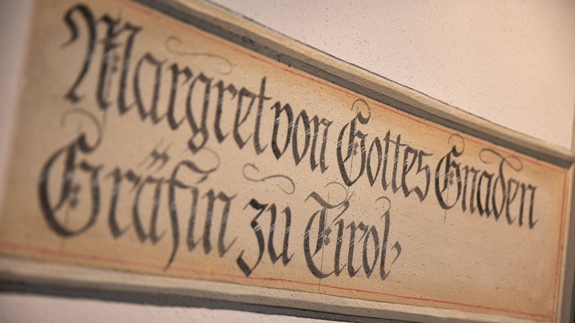 Schild Margret von Gottes Gnaden Gräfin zu Tirol