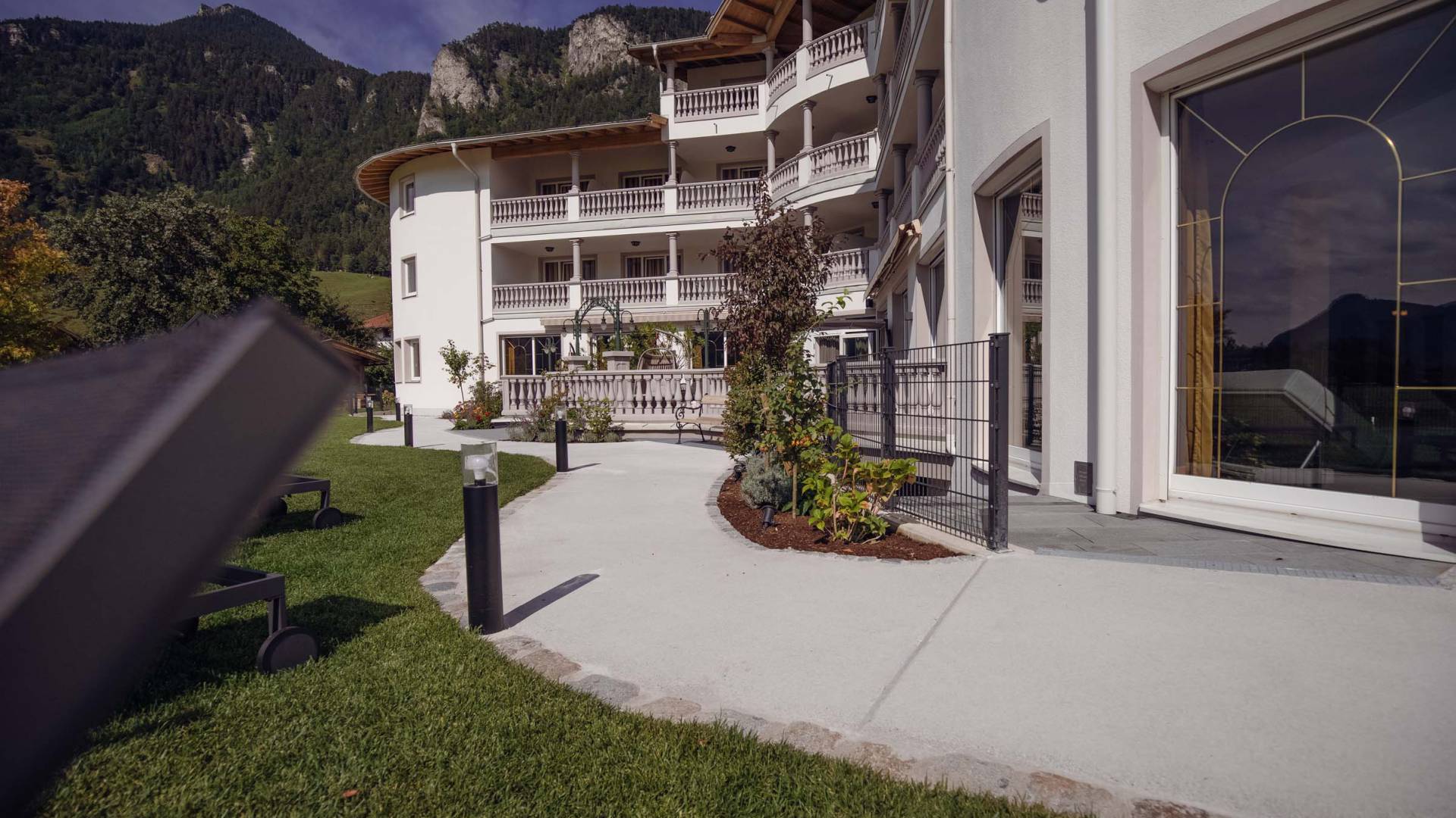Gartenanlage im Posthotel Erlerwirt